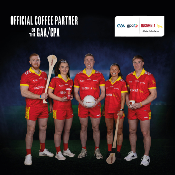 Insomnia Coffee announced as the Official Coffee Partner of the GAA/GPA 
